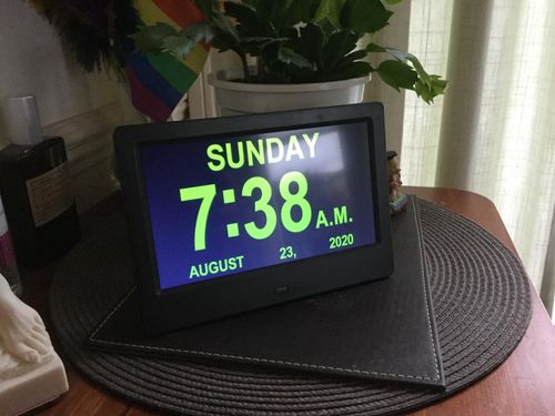 Smart Calendar, 7 Inch Electronic Clock photo review