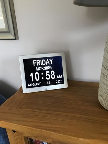 Smart Calendar, 7 Inch Electronic Clock photo review