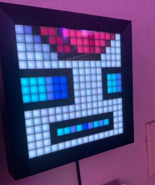 Smart RGB LED Matrix Display For Gaming Room Decor photo review