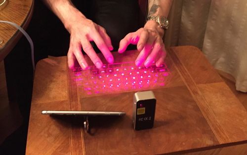 Smart Projected Keyboard for PC, Phone & Tablet | Wireless Laser Keyboard photo review