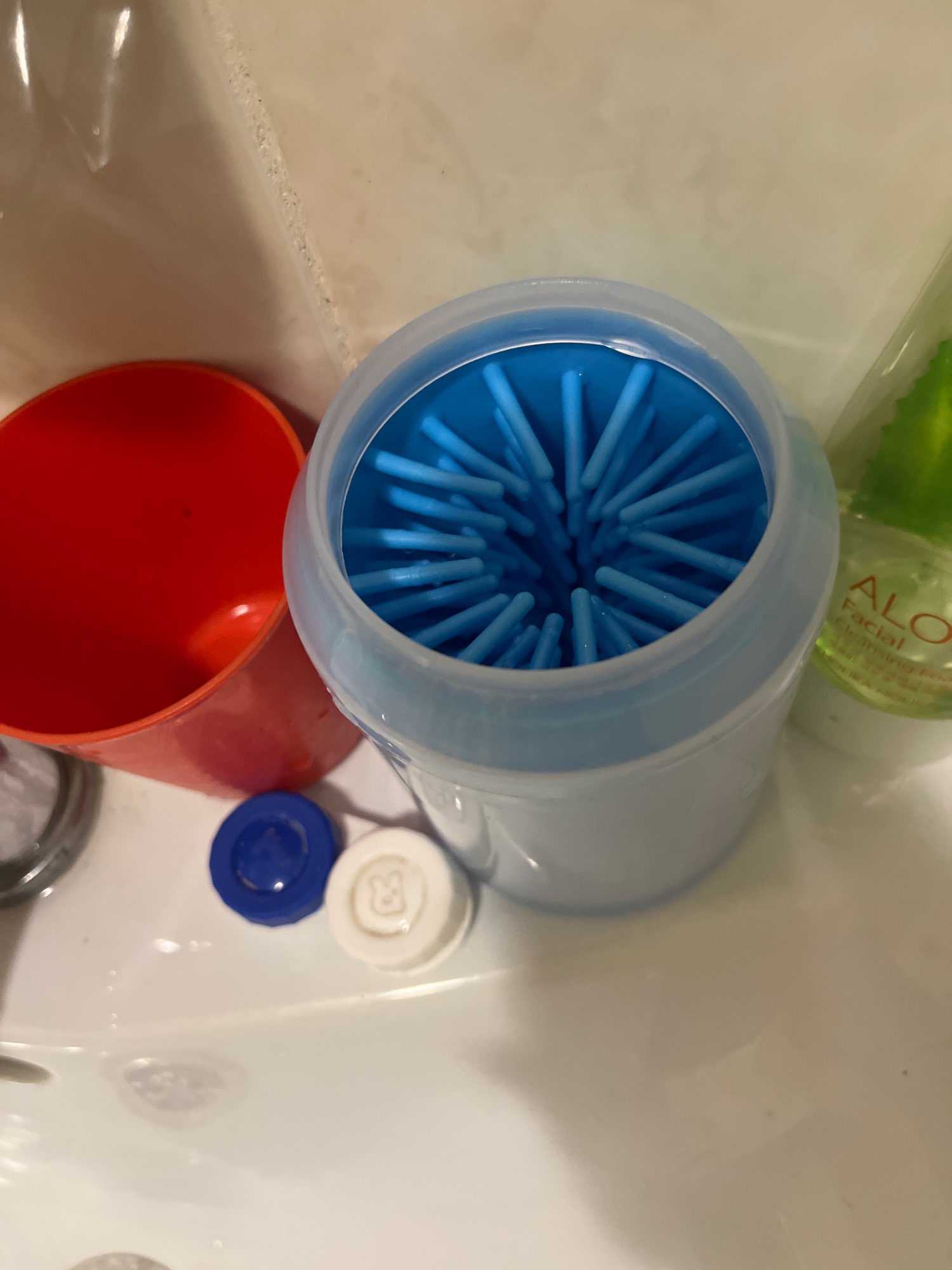 Soft Silicone Dog Paw Cleaner Cup photo review