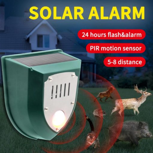 Solar Animal Repeller for Dogs, Cats, and Birds