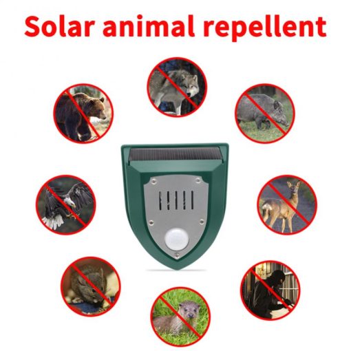 Solar Animal Repeller for Dogs, Cats, and Birds