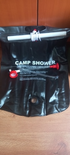 Portable Camping Solar Shower Bag Solar Heated Shower Bag 20/40L photo review