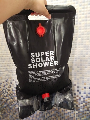 Portable Camping Solar Shower Bag Solar Heated Shower Bag 20/40L photo review