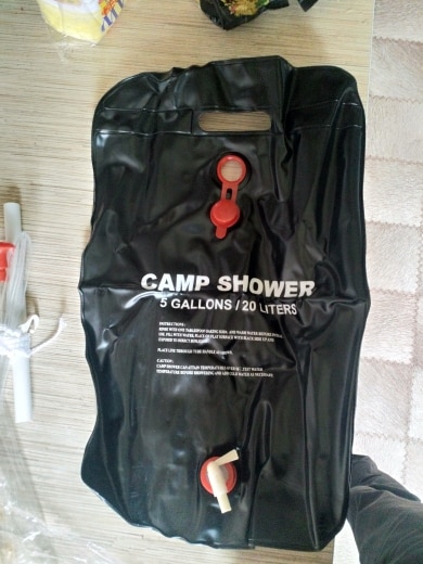 Portable Camping Solar Shower Bag Solar Heated Shower Bag 20/40L photo review