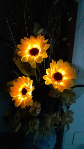 Outdoor Garden Decoration Solar Sunflower Lawn Lamp photo review