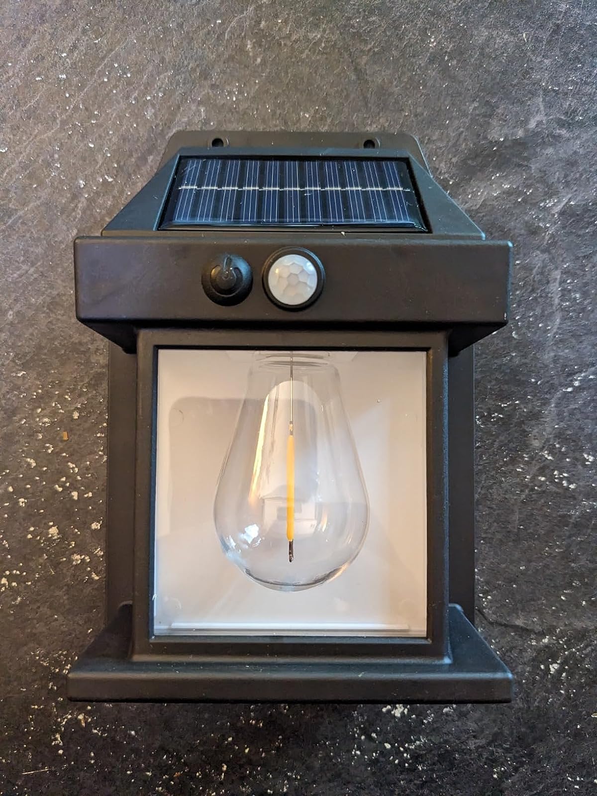 Outdoor Solar Wall Lamp Waterproof Lamp Induction photo review