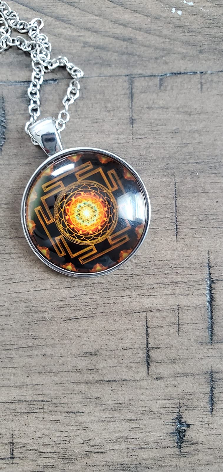 Sri Yantra Pendant Necklace photo review