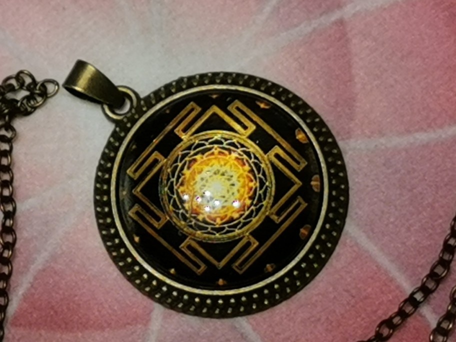 Sri Yantra Pendant Necklace photo review