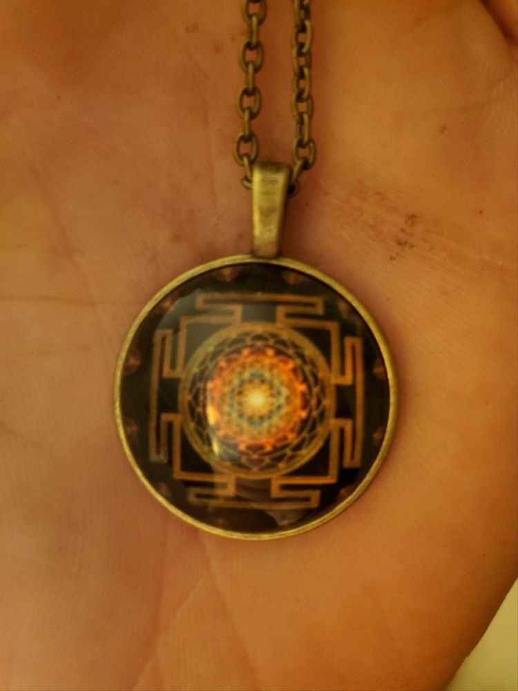 Sri Yantra Pendant Necklace photo review