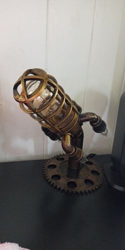 Steampunk Retro Rocket Lamp photo review