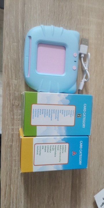 Convenient English Bilingual Card Reader for children photo review