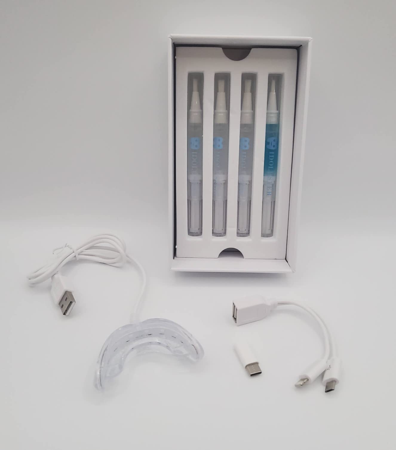 Teeth Whitening Kit Led Light With Teeth Whitening Gel photo review