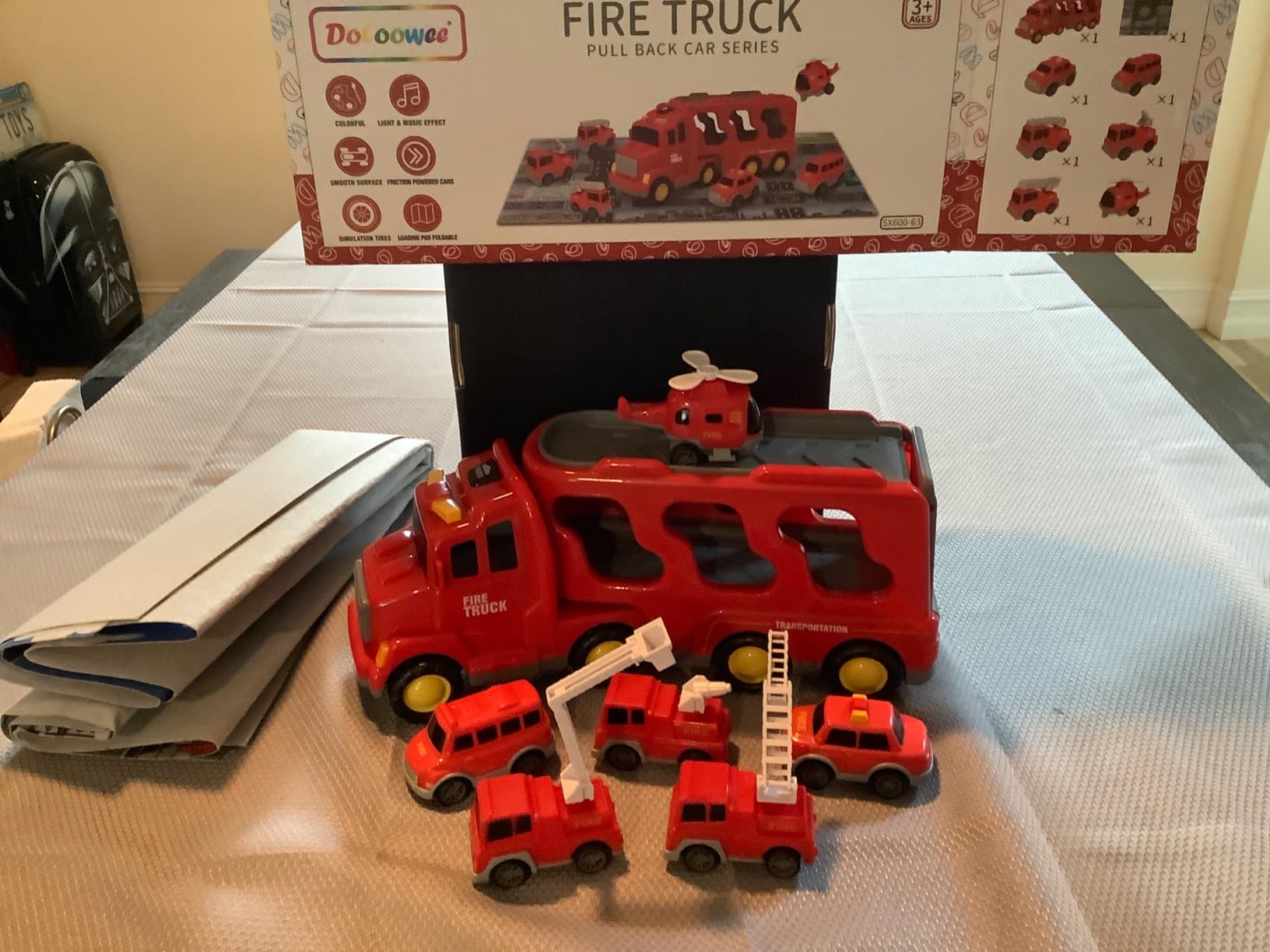 Convenient Fire Truck Toy For Children photo review