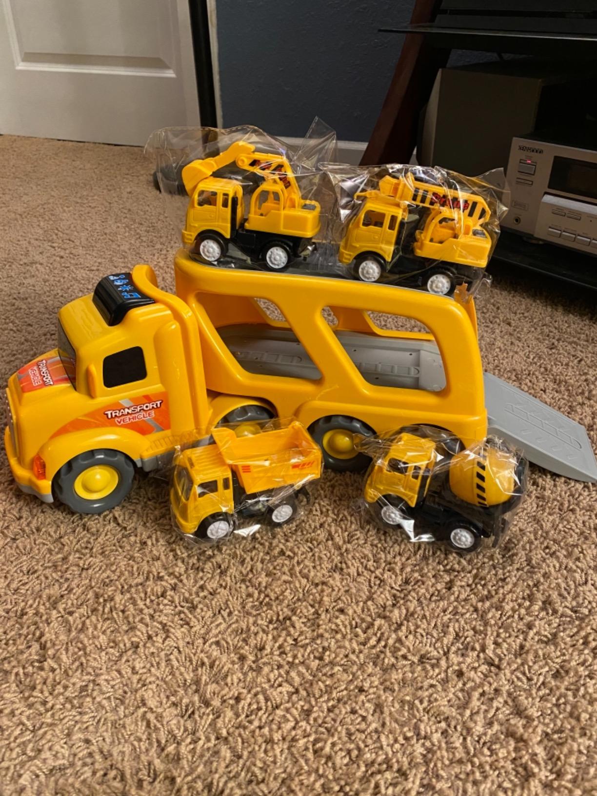 Convenient Fire Truck Toy For Children photo review