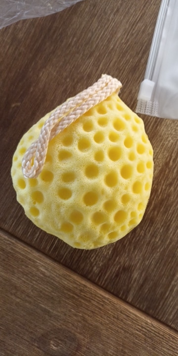 Honeycomb Loofah Non-Scattered Super Soft Sponge photo review