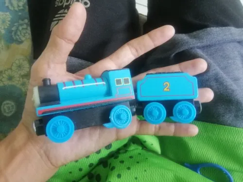 Handy Wooden Train Toys For Children photo review
