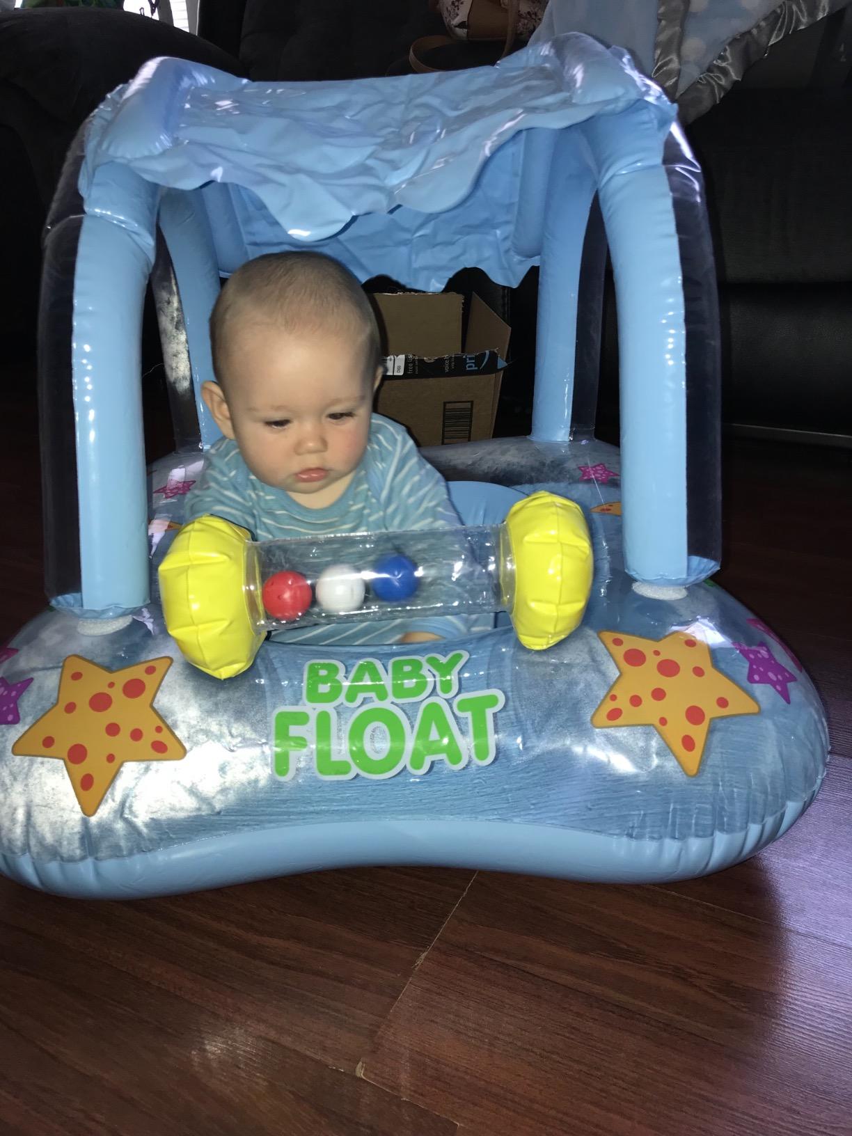 Toddler Swimming Pool Float With Canopy photo review