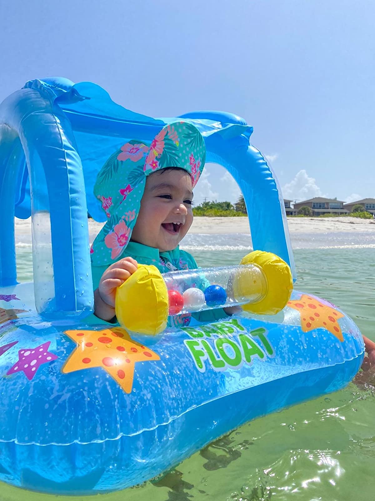 Toddler Swimming Pool Float With Canopy photo review