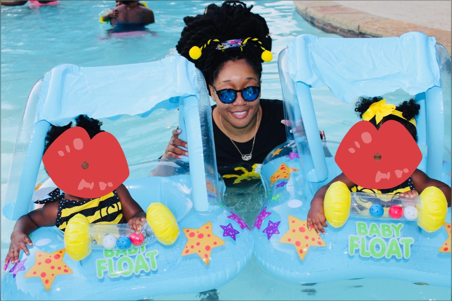 Toddler Swimming Pool Float With Canopy photo review