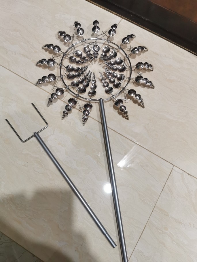 Unique 3D Metal Windmill for Yard and Garden Decor photo review