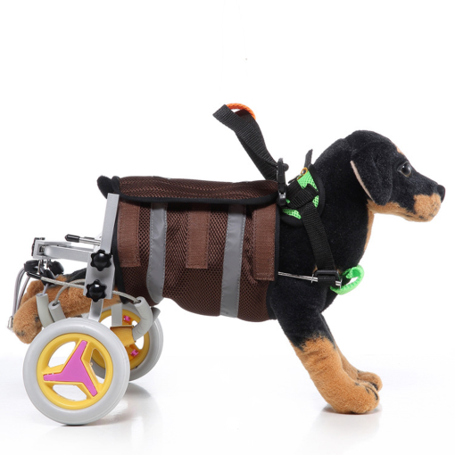 Upgraded 2-Wheel Pet Wheelchair for Handicapped Dogs