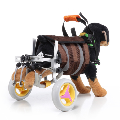 Upgraded 2-Wheel Pet Wheelchair for Handicapped Dogs