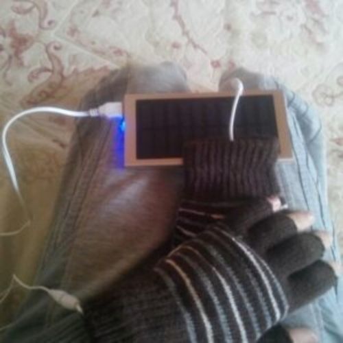Men Women Electric Heated Gloves USB Rechargeable Insulated Warm Thermal Gloves photo review