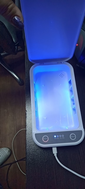 Uv Phone Sanitizer Disinfection Cleaning Device photo review