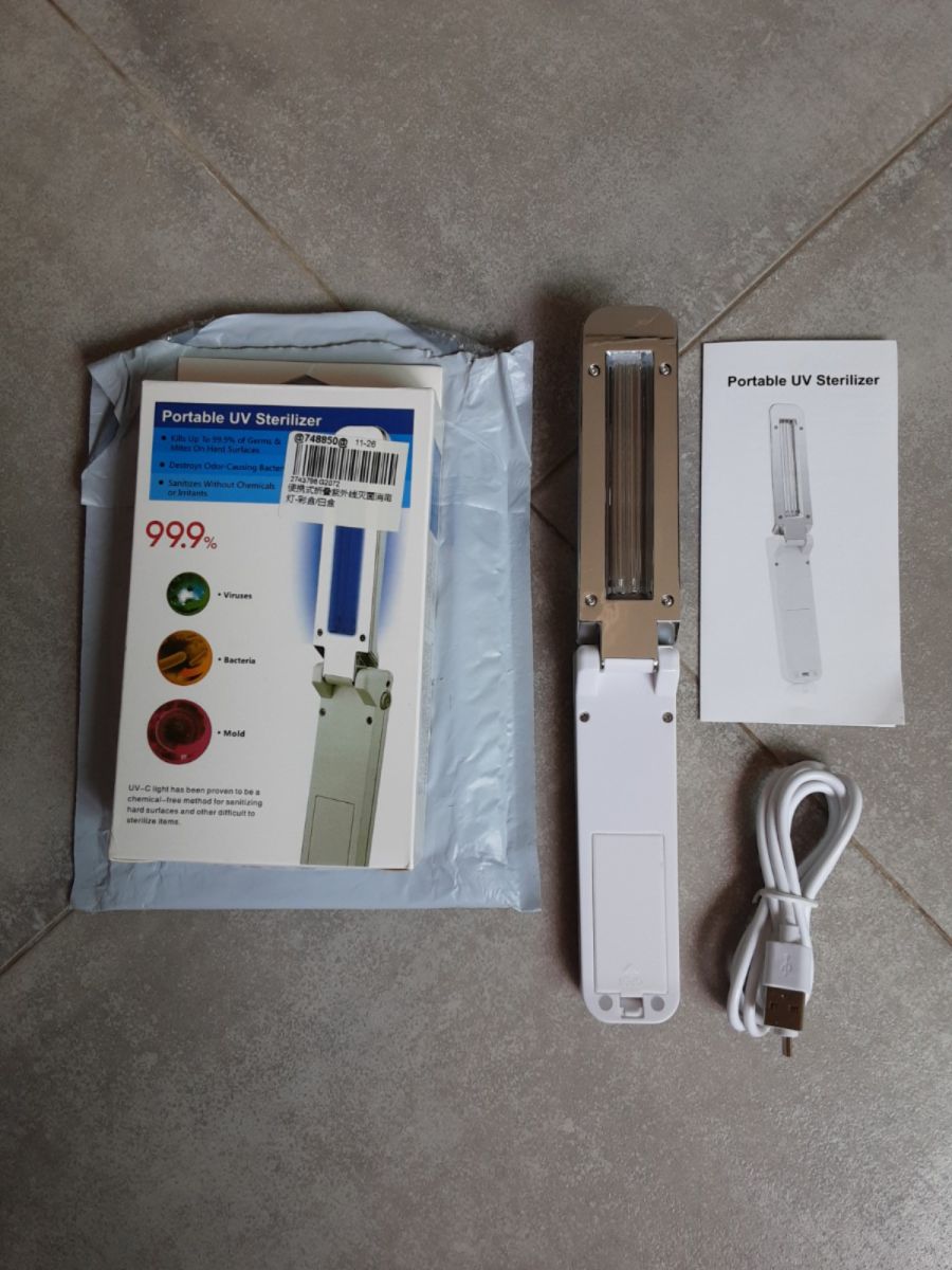 UV Sanitizer Wand - Foldable Handheld Light to Kill Bacteria photo review