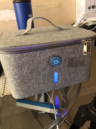 UV Sanitizer Bag - Portable UV LED Light Cleaner & Disinfectant Box photo review