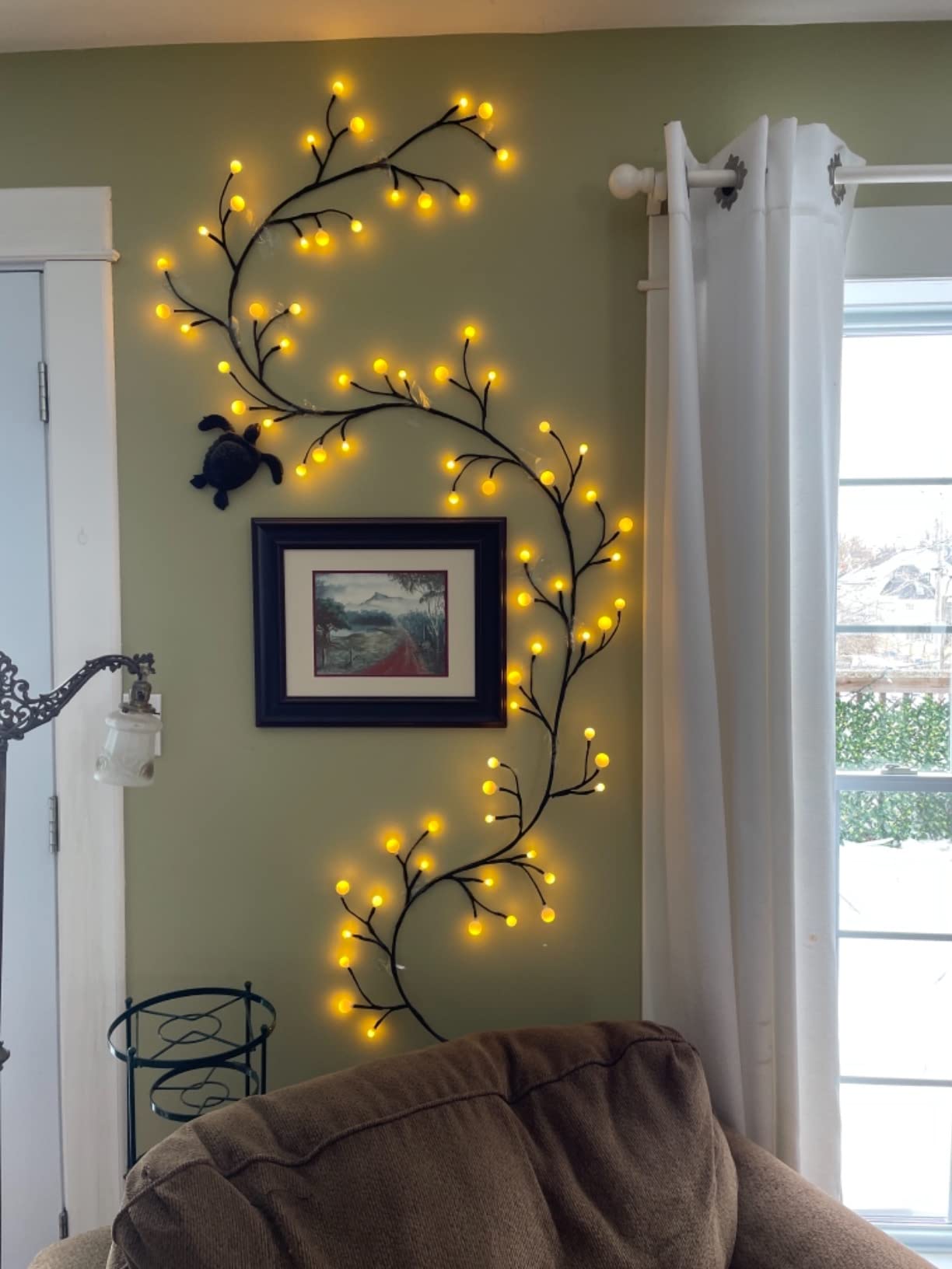 Artificial Vine Tree Lights for Bedroom Living Room photo review