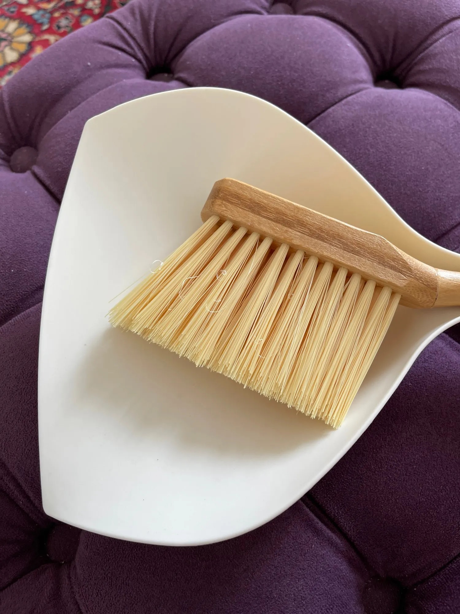 Mini Broom and Dustpan Set With Bamboo Handle photo review