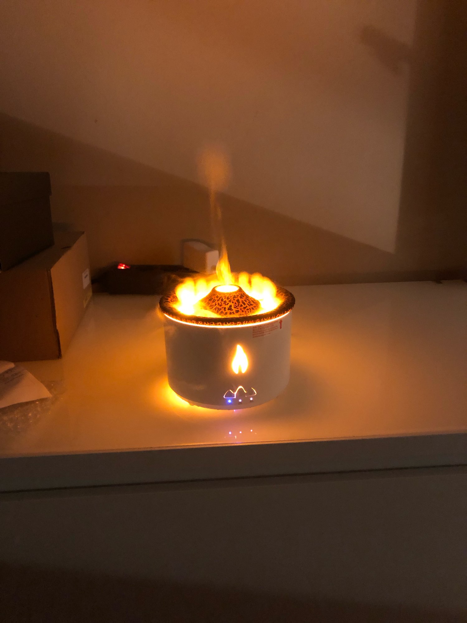 Volcano Humidifier Ultrasonic Essential Oil Smart Diffuser photo review