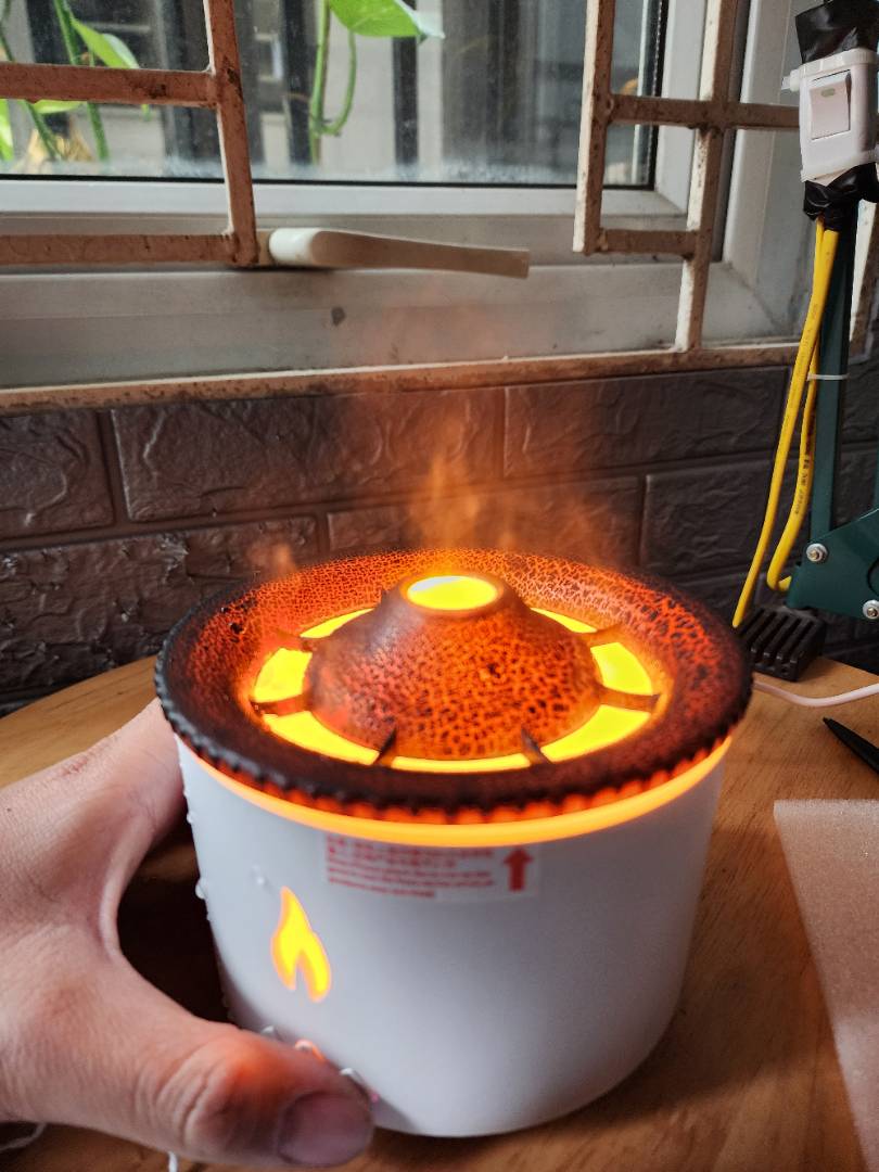 Volcano Humidifier Ultrasonic Essential Oil Smart Diffuser photo review