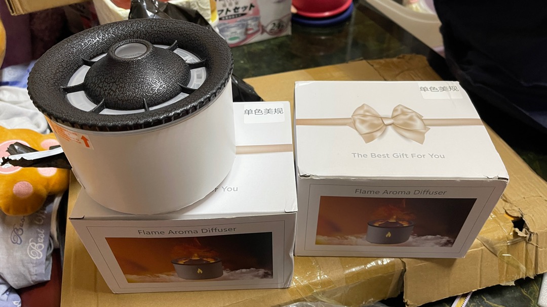 Volcano Humidifier Ultrasonic Essential Oil Smart Diffuser photo review