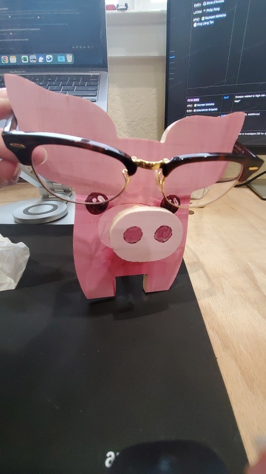 Convenient Cute Animal Shaped Glasses Rack photo review