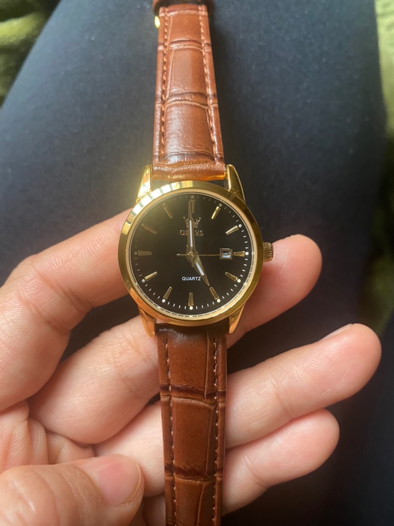 Waterproof Leather Olevs Watch photo review