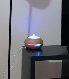 Wood Grain Aromatherapy Machine 300ML, Essential Oil Diffuser photo review