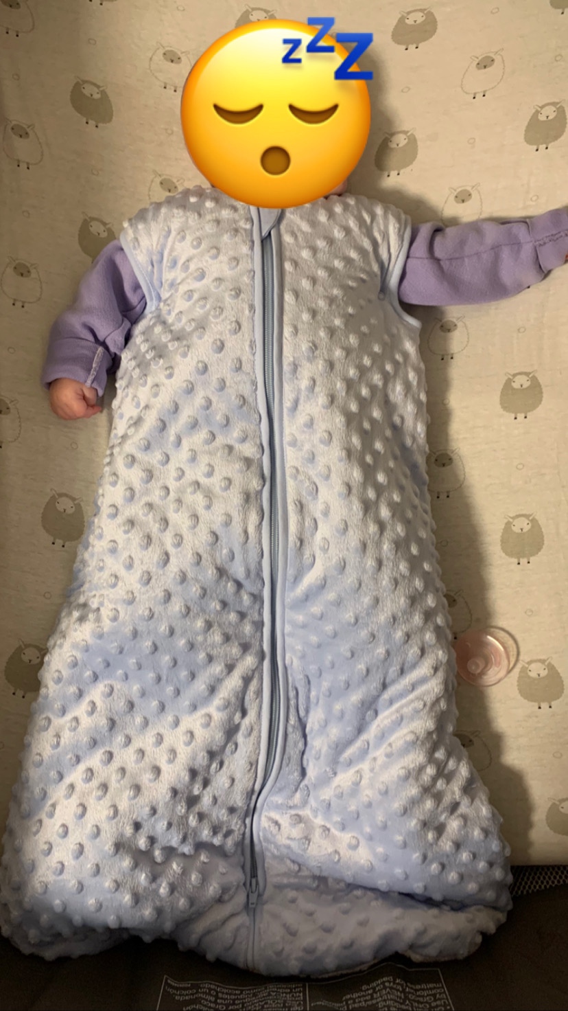 Colorful 2 Way Zipper Baby Sleeping Bag photo review