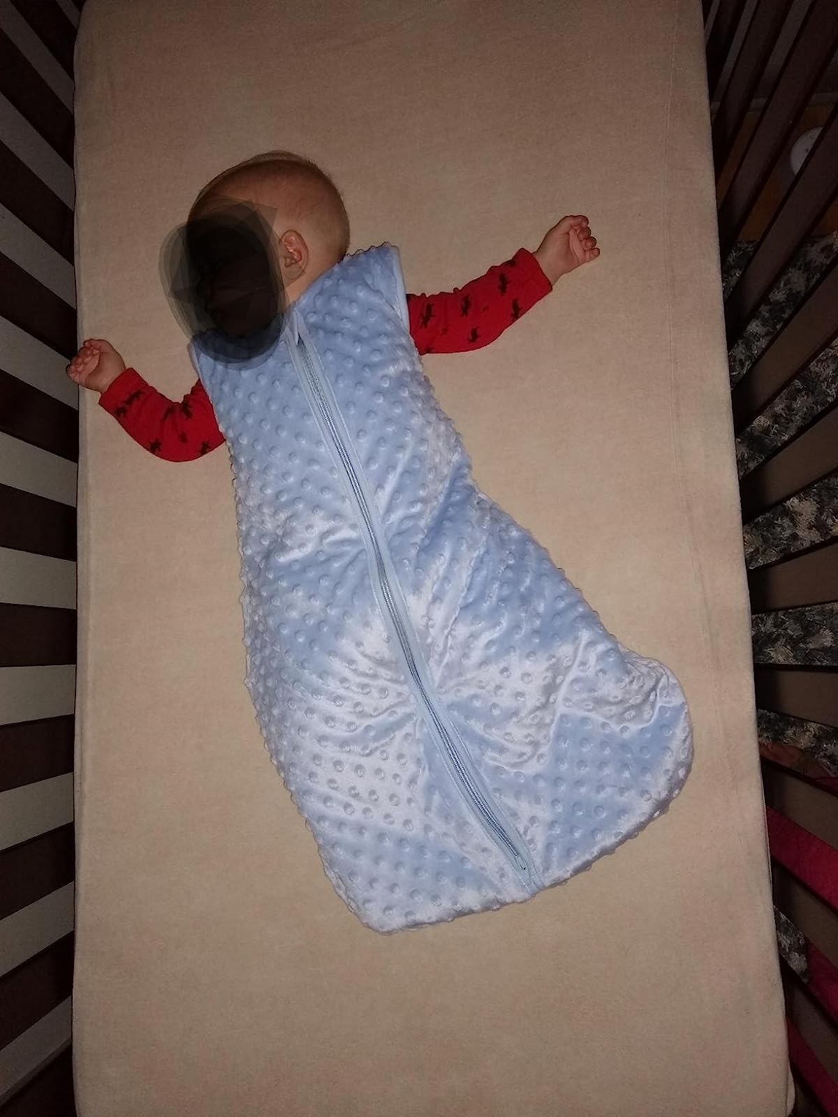 Colorful 2 Way Zipper Baby Sleeping Bag photo review