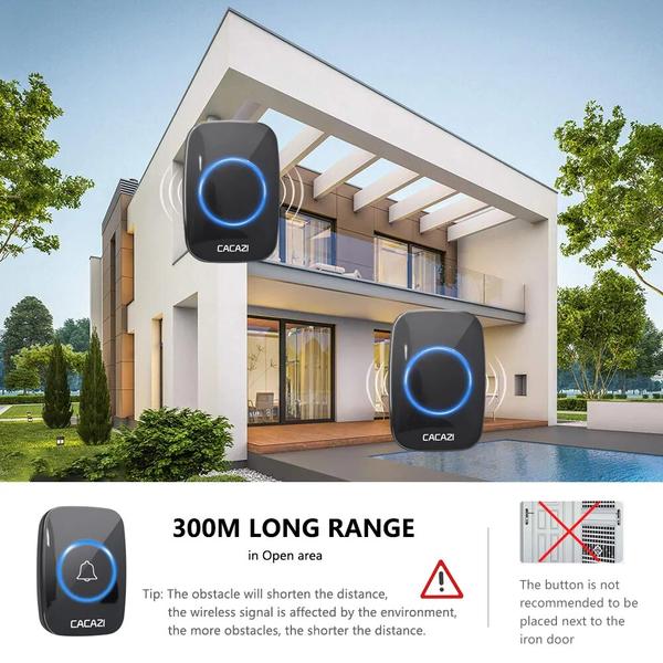 Wireless Smart Doorbell With HD Video And Motion Sensor