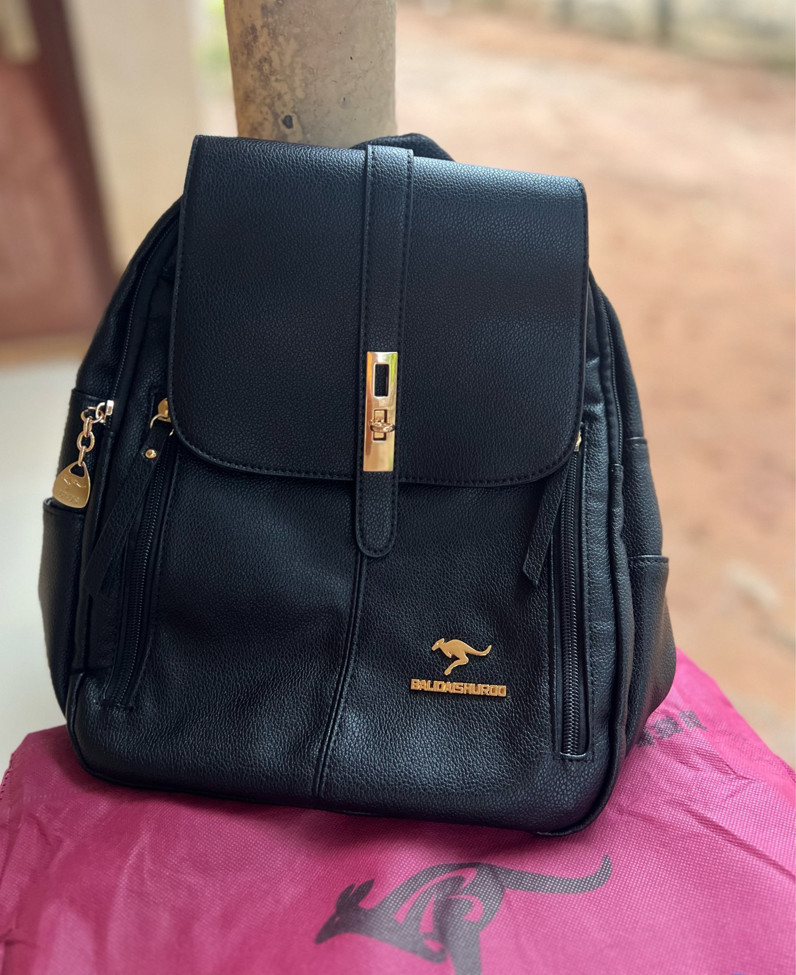 Women's Vintage Leather Backpacks for School, College, Travel, and Everyday photo review