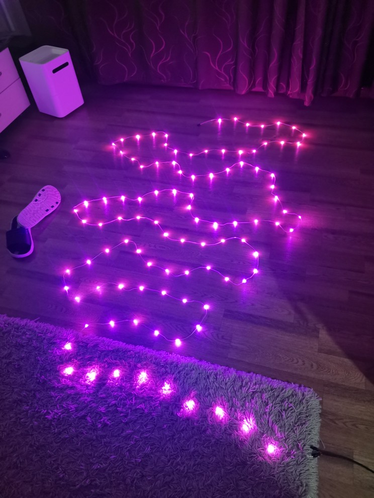 Led String Lights Dream Color Birthday Decoration photo review